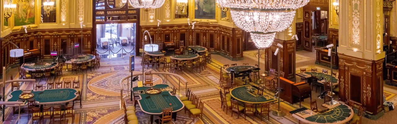 This is a picture of the interior of the gaming room of Monaco Casino. This picture acts as the header image of Simon's Online Casino Gambling Blog. This is the homepage of this blog, under the picture you can see all the main sections (click on the links to open that section) of the blog, and other useful info for new visitors, including privacy policy and terms and conditions (at the bottom), and info about the author of the webpage (at "About Simon").