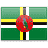 This is the flag of the Dominica. This row in the table shows the legal status of gambling in the Dominica.