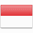 This is the flag of Indonesia. This row in the table shows the legal status of gambling in Indonesia.