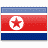 This is the flag of North Korea. This row in the table shows the legal status of gambling in North Korea.