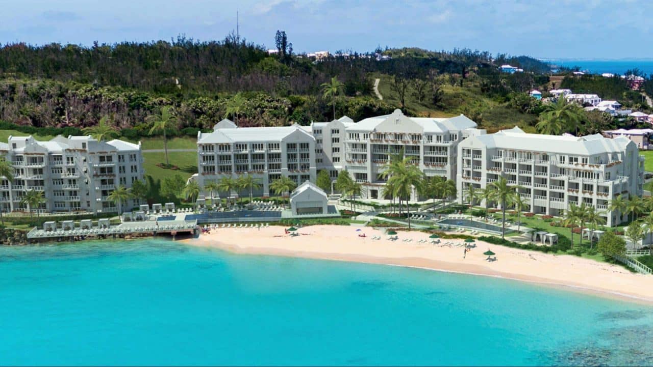 This is an image of St. Regis Hotel, Resort and Casino in Bermuda, the infamous multiple times delayed gambling establishment. On this page you can read about gambling and online gambling laws of Bermuda, including poker, bingo, sports betting, casino gambling, bitcoin gambling, lottery, online gambling.