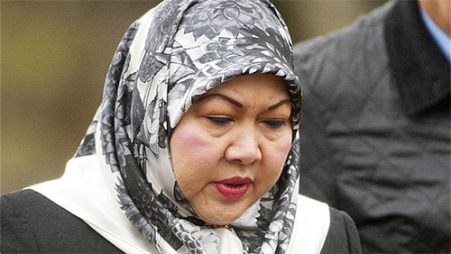Mariam Aziz, ex-wife of the Sultan of Brunei, who lost millions of pounds gambling in London.