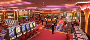 This is a picture of the interior of Grand Casino, which the biggest casino in Costa Rica in 2015, but since then, it has been overtaken. The picture shows the interior of the casino and the various slots and video poker machines lining its walls. On this page you can read about the various forms fo games of chance, betting, wagering, licensing, taxation, legal gambling age in the Republic of Costa Rica.