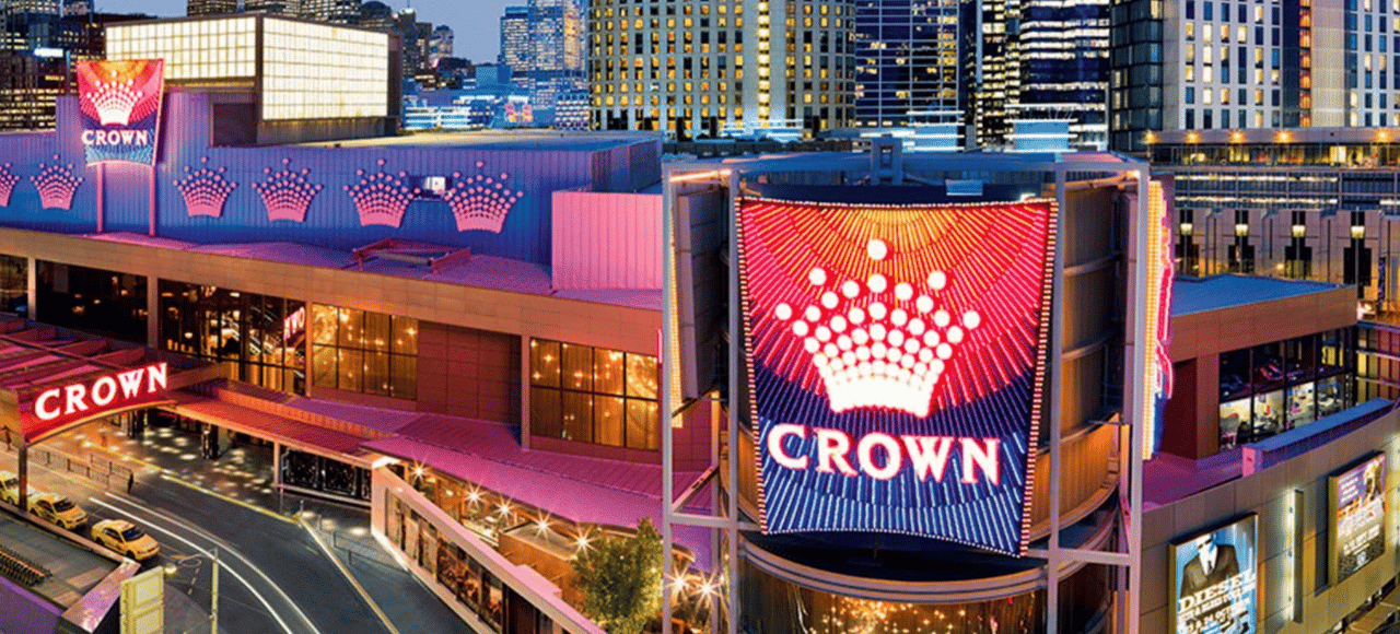 This is a picture of Crown Casino in Melbourne, the capital of the Commonwealth of Australia. On this page you can read about the legislation, rules, licensing, taxation system of the various forms of games of chance and online gambling in Australia, including: poker, bingo, lottery, sports betting, cryptocurrency wagering, and a list of online gambling sites which accept players from the country.