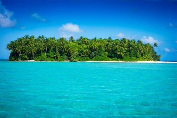 This is a picture of Tuvalu, the 4th smallest country in the world. Gambling is illegal in Tuvalu.