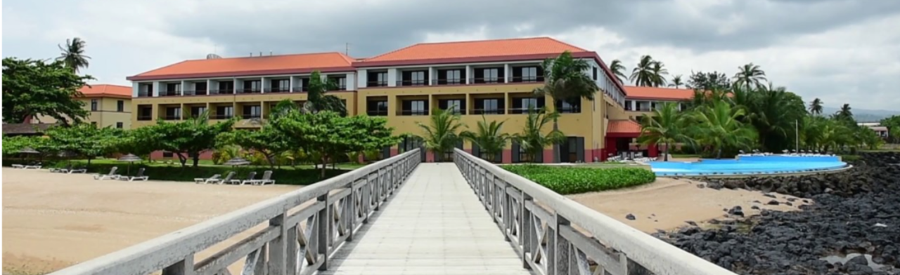 This is a photo of a Pestana Resort & Casino in São Tomé, the capital of the Democratic Republic of São Tomé and Príncipe. Under the picture, on this page, you can read about the legal status of the various forms of São Tomé and Príncipe games of chance: internet lottery, digital bingo, electronic poker, sports betting, crypto wagering. There is also info about betting on blood sports, the licensing system, taxation regime, and you can find a list of licensed online gambling websites, which accept São Toméan players.