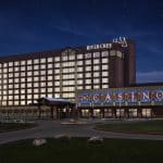 This is a picture of River Cree Resort & Casino, the biggest casino in Alberta, and the second biggest Indian casino in Alberta. You can read about this casino to the right of the picture.