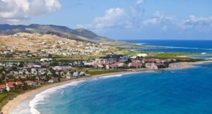 This is a picture of the of the St. Kitts and Nevis coast line. On this page you can read a guide about the St. Kitts gambling scene and taxation regime, legislation and licensing system.