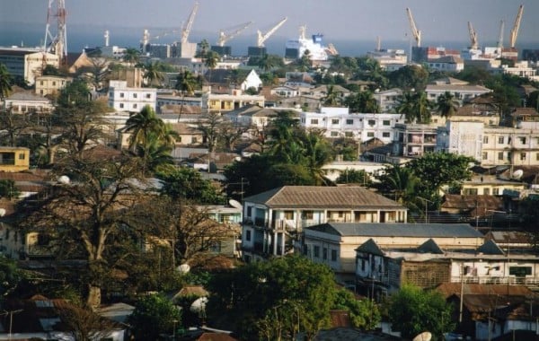 Picture of Banjul, Gambia's capital city. Gambling is illegal in Gambia.