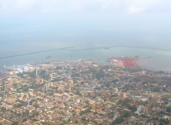 Picture of Conakry, the capital city of Guinea. Gambling is legal and regulated in Guinea.