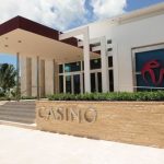 This is a picture of the front gate of Bimini Casino in Hilton at Resorts World Bimini. This is the third casino on this list of Bahamanian casinos. You can read about this casino to the right of the picture.