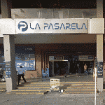This is a picture of the front entrance of La Pasarela mall, where Cali Gran Casino is located. To the right of the picture you can read more about this casino.