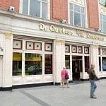This is a picture of the front entrance of Dr. Quirkey's Good Time Emporium in O'Connell Street Upper, Dublin, Ireland. This is a typical Irish electronic casino. To the right of the picture you can read about this gambling establishment.