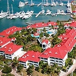 This is a picture of Port de Plaisance resort complex, located in Cole Bay, where the Princess Casino is located, which is the biggest and best rated gambling establishment in Saint Marteen currently. This is the first element of this list of the TOP 5 casino gambling establishments in this Dutch territory. You can find the other gambling establishment on this list below this one. To the right of the picture you can read more about this casino.