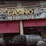 This is a picture of the front facade of Casino de L'Estuaire in Douala. You can read more about this casino gambling establishment to the right of the picture: its' address, opening hours, dress code, entrance fee, and you can watch a video of the venue as well.