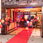 This is a picture of the front entrance of Millionaires' Casino in Accra, the capital of the Republic of Ghana. The casino is located within the Grand Tulip Hotel. This is the second biggest casino in Ghana right now. This is the first casino on this list of the top 4 biggest and best rated Ghanaian casinos. You can read more about this gaming venue to the right of the picture: its' address, opening hours, dress code, entrance fee, and you can watch a video of the venue as well. You can find the other Ghana casinos on this list below this one.