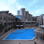 This is a picture of the swimming pool and inner courtyard of Lemigo hotel in Kigali, the capital of Rwanda. Attached to Lemigo Hotel, in the same building you can find Casino Kigali, Rwanda's oldest and biggest casino. This is the first casino on this list of all Rwandan casinos. You can find the other gaming venues on this list below this one. You can read more about this gaming venue to the right of the picture: its' address, opening hours, dress code, entrance fee, and you can watch a video of the venue as well.