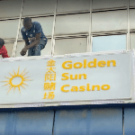 This is the logo of the Golden Sun Casino in Ikeja. This is probably the biggest casino of Ikeja. This is the last casino on this list of the 5 biggest and best rated Nigerian casinos. You can find the other gaming venues below this one. You can read more about this casino gambling establishment to the right of the picture: its' address, opening hours, dress code, entrance fee, and you can watch a video of the venue as well.