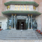 This is a picture of the front entrance gate of Hotel César and Casino in Sousse. You can read more about this gaming venue to the right of the picture: its' address, opening hours, dress code, entrance fee, and you can watch a video of the venue as well.
