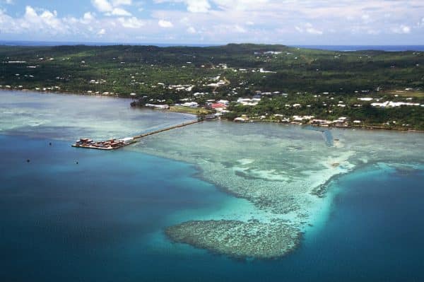 View of Mata Utu, the capital of Wallis and Futuna
