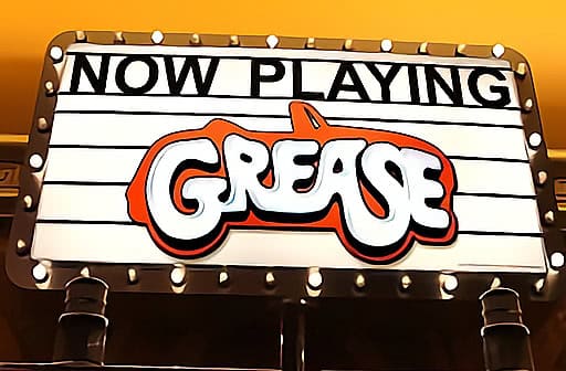 This is the Grease slot header. On this page you can play this digital pokies online.